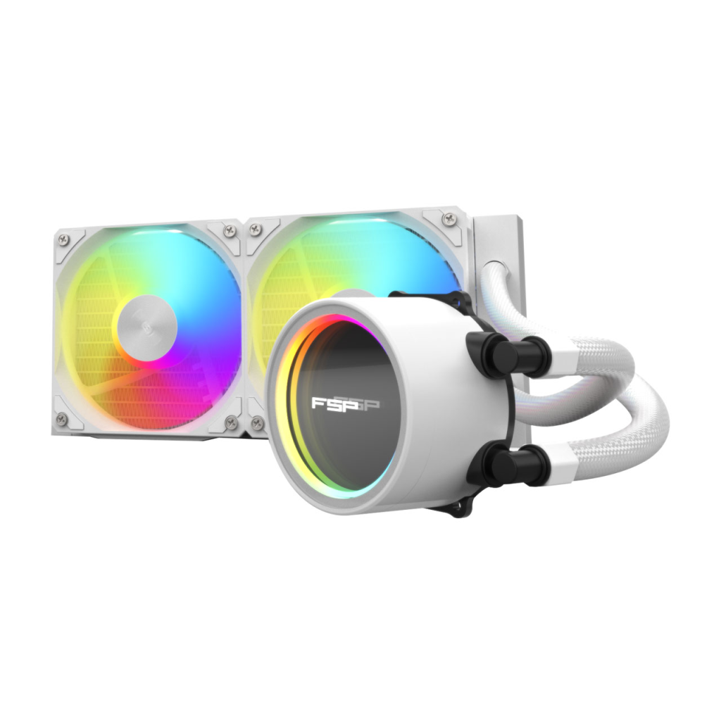 FSP AE24-W, 240mm, ARGB, 2 Fanlı, (LGA1851/1700/1200/AM4/AM5) Uyumlu, CPU Sıvı Soğutma (Beyaz)