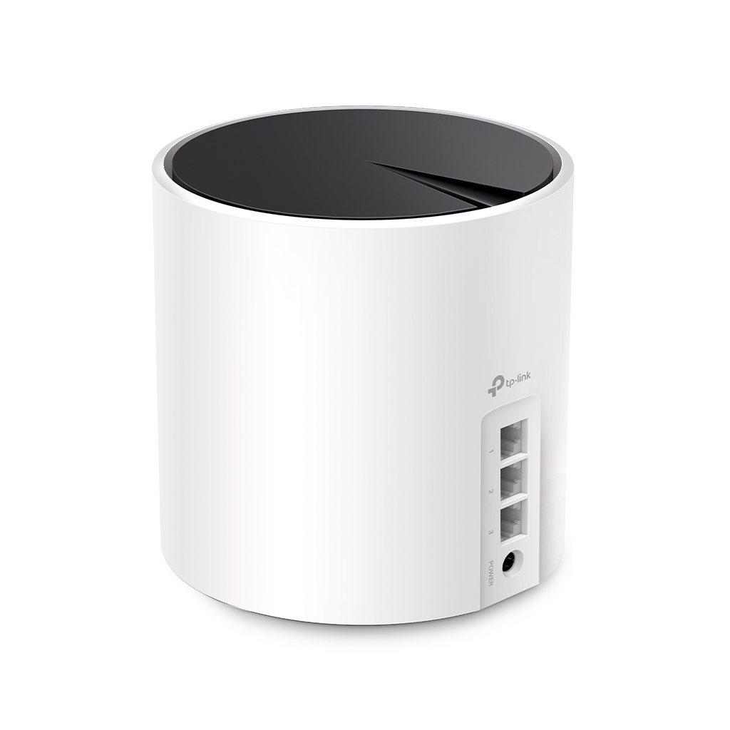TP-LINK DECO-X55, AX3000, Üçlü Mesh, 3000Mbps, Dual Band, WiFi6, 3Port Gigabit Lan, 600m2 Çekim Alanı, Router, Geniş Alan İnternet Ağı Sağlayıcısı