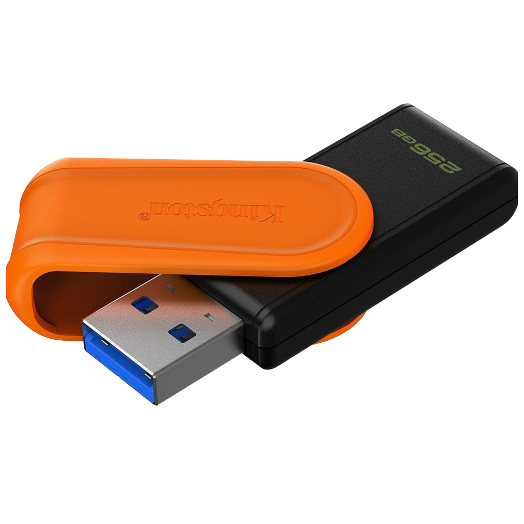 KINGSTON DTXS/256GB USB 3.2 DataTraveler Exodia S Gen 1 Flash Bellek (Siyah-Turuncu)