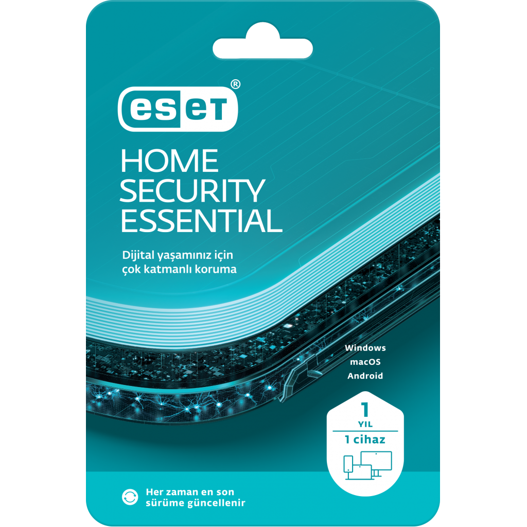 ESET HOME SECURITY ESSENTIAL 1 Kullanıcı, 1 YIL, BOX