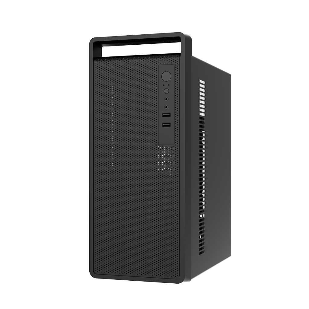 FRISBY FC-2740B, 1x80mm Fan, Siyah, 300W, USB 2.0, mATX, Mini Tower, Kulplu Kurumsal KASA