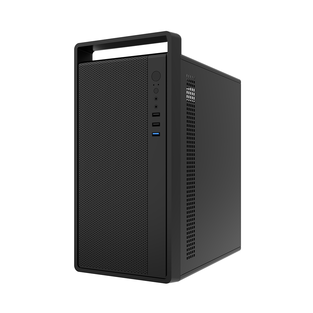 FRISBY FC-2745B, 1x120mm Fan, Siyah, 550W, USB 3.0, mATX, Mini Tower, Kulplu Kurumsal KASA