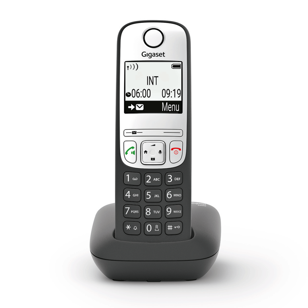 GIGASET A690, Dect Telefon, Siyah, 14 Saat Konuşma, 180 Saat Bekleme, 100 Kişilik Rehber