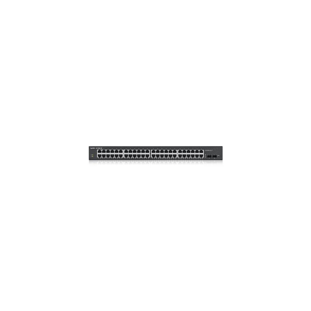 ZyXEL GS1900-48, 48Port Gigabit, +2Port GigaBit SFP, Yönetilebilir, Rackmount Switch