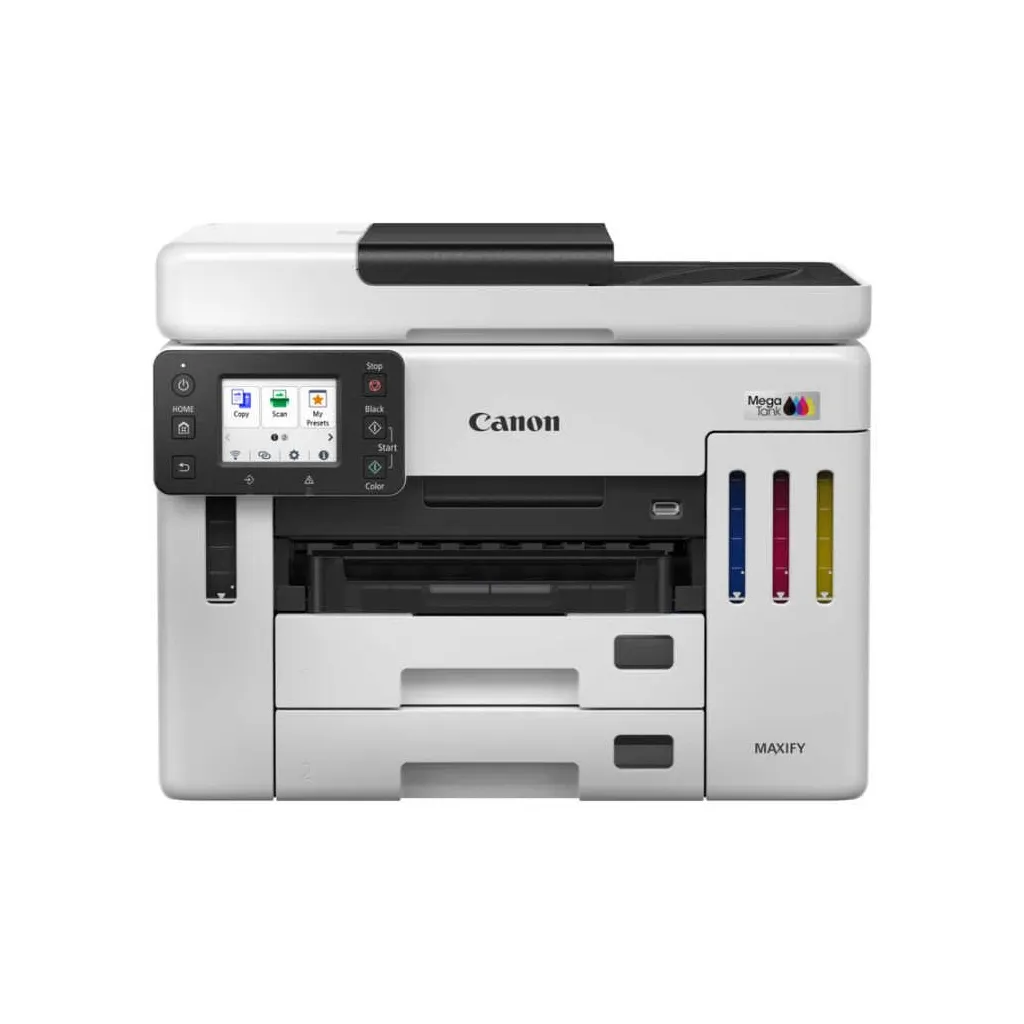 CANON MAXIFY GX7140, Renkli, Mürekkep Mega Tanklı, Yazıcı, Tarayıcı, Wifi, Lan, Duplex, ORİJİNAL MÜREKKEP