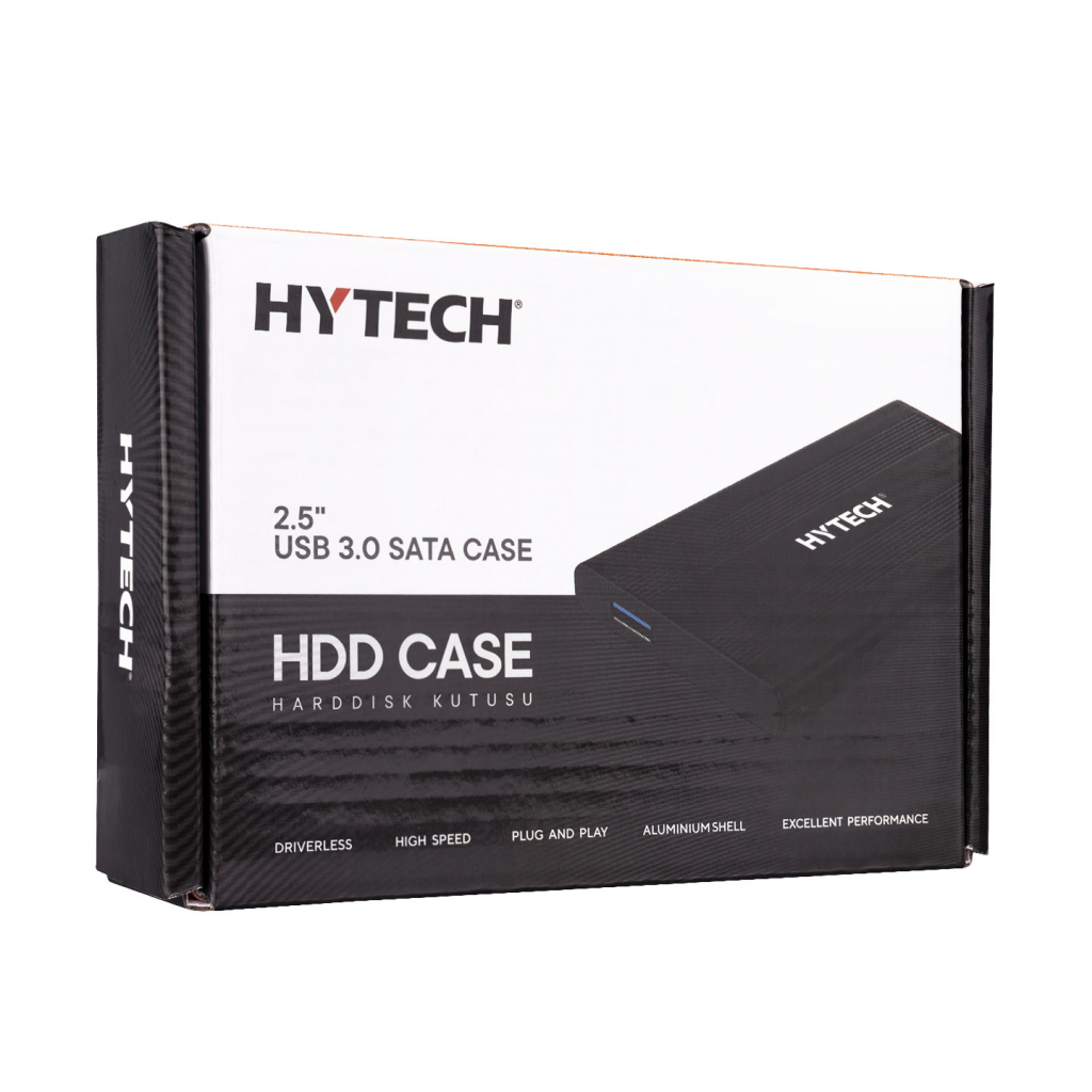 HYTECH HY-HDC23, USB 3.0, Disk Kutusu, Siyah 2,5"