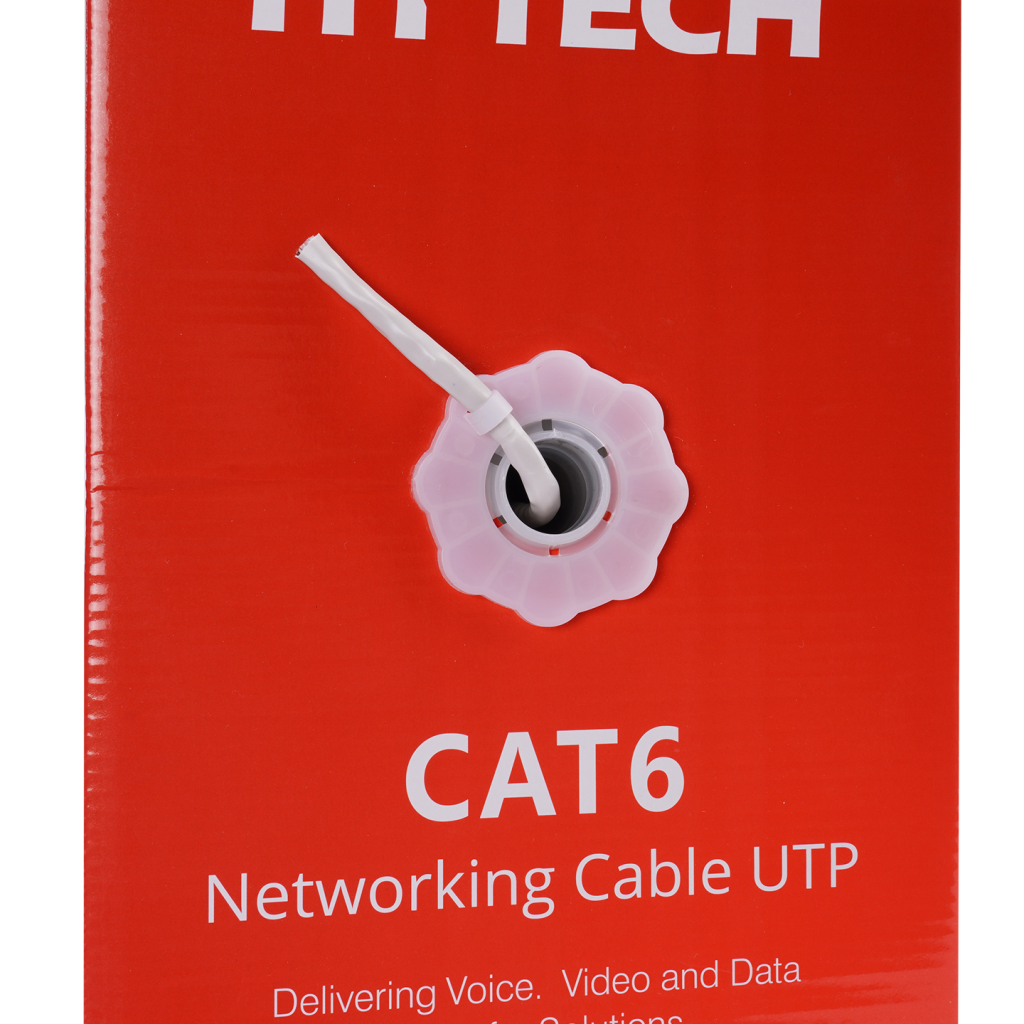 HYTECH HY-CAT600, 25AWG, UTP, CAT6 Kablo, 305m, Gri