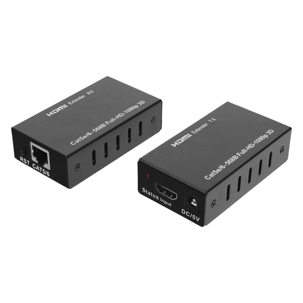 HYTECH HY-HDEX62, HDMI Exterder, Cat6 Kablo Üzerinde 60Metre Uzatıcı.