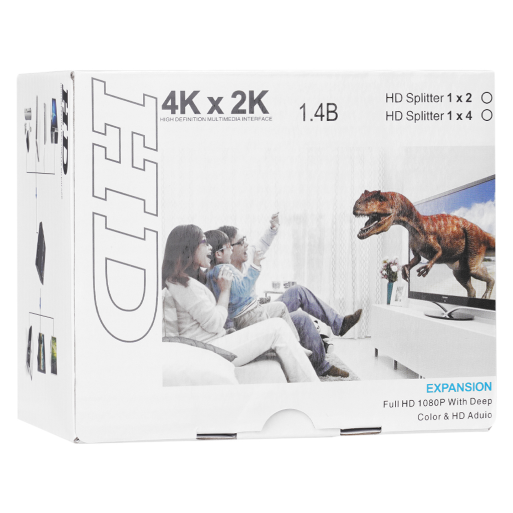 HYTECH HY-LU4, 4xHDMI, 2K-4K, Monitör Çoklayıcı, (1PC-4Monitör)