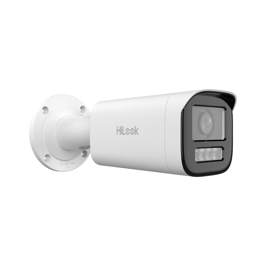 HILOOK IPC-B640HA-LZU, 4Mpix, 2,8-12mm  Motorize Lens, H265+, Dual Light, 50Mt Gece Görüşü, Dahili Mikrofon, PoE, IP67, IK10, Bullet, IP Kamera