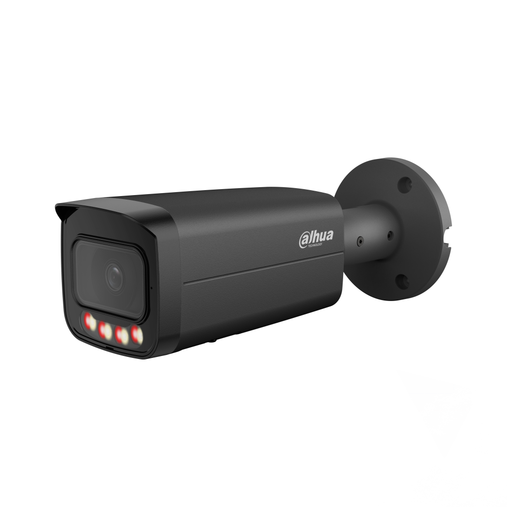 DAHUA IPC-HFW21249T-AS-IL-Black  12Mpix, 3,6mm Lens,SD Kart, Smart Dual Light, H265+, 30Mt Gece Görüşü, IP67, Dahili Mikrofon, PoE Bullet IP Kamera (Siyah)