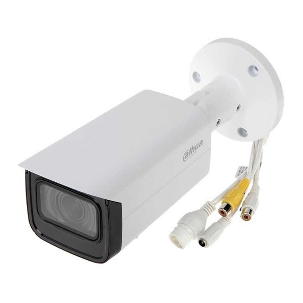 DAHUA IPC-HFW2441T-ZAS-2713, 4Mpix, 2,7-13,5mm Motorize Lens, H265+,Starlight, 60Mt Gece Görüşü, Dahili Mikrofon, IP67, PoE Bullet IP Kamera