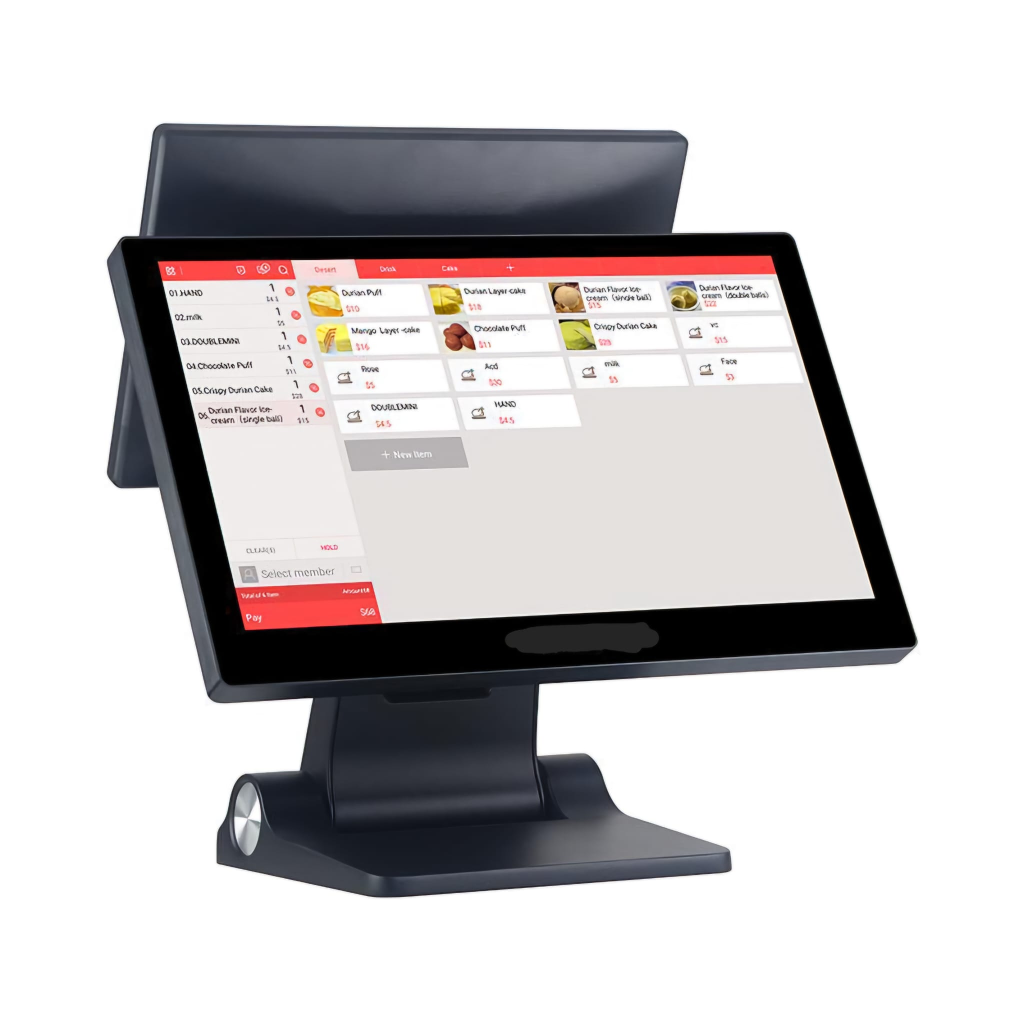 KodPos Eco-II 1855-İ, Intel i5 5.Nesil,  18.5" -11,6" Ekran, 8GB Ram, 128GB SSD, Endüstriyel, Dokunmatik Pos PC (Çift Ekran)
