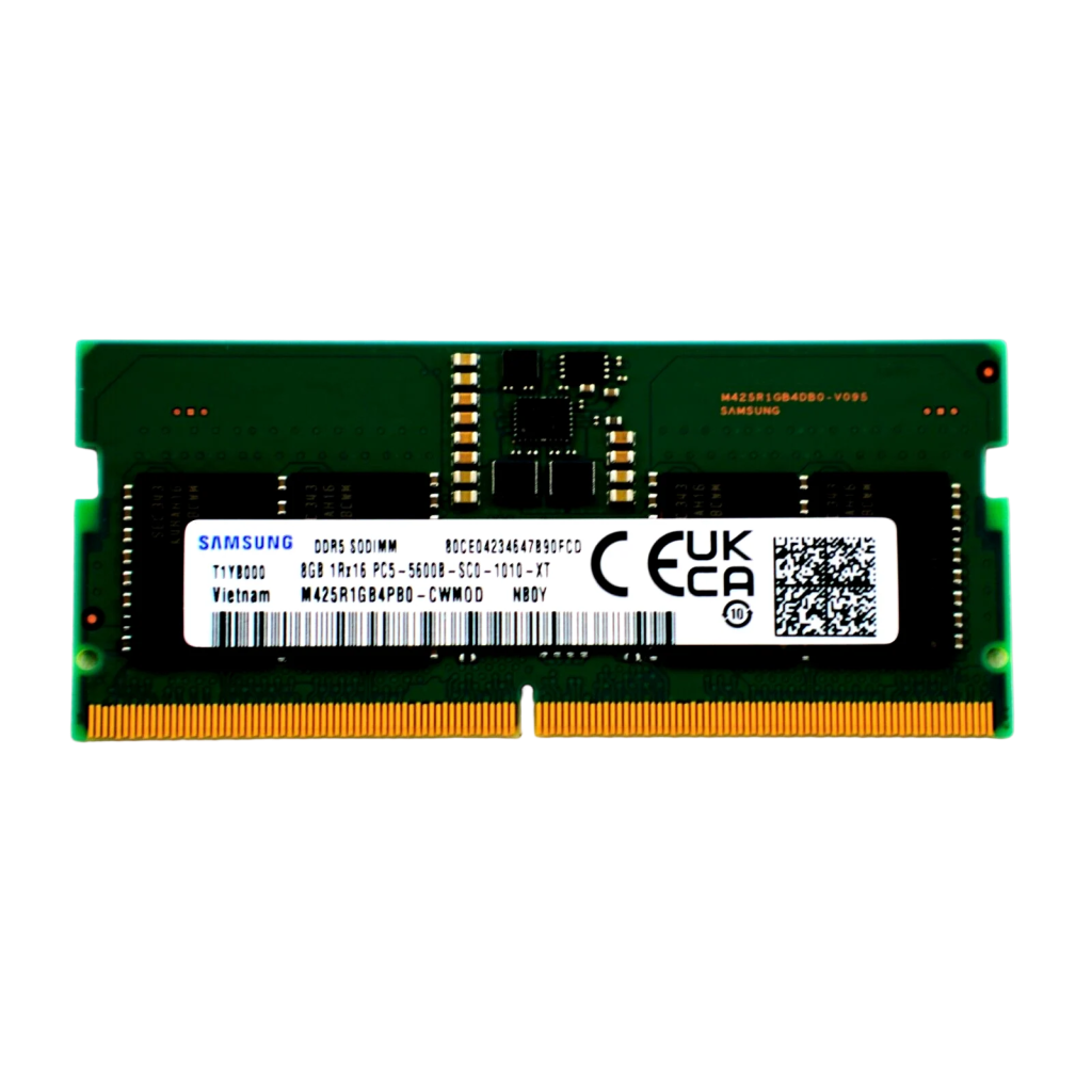 Samsung SAMSO5600/8, 8GB, DDR5, 5600MHz,  CL46, 1.1V Notebook Ram (M425R1GB4PB0-CWM0D)