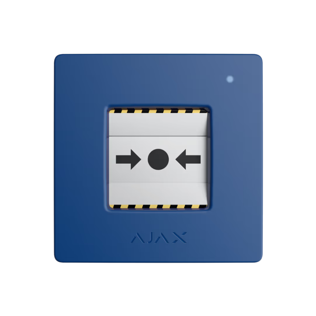 AJAX, Manual Call Point, Kablosuz, KIRBAS BUTONU NC, MAVİ