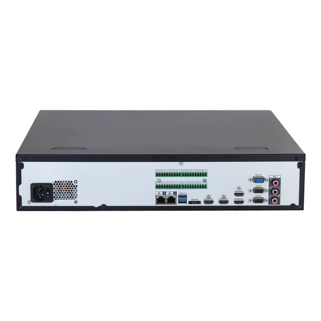 DAHUA  NVR608H-64-XI, 64anal, 32Mpix, H265+, 8 HDD, 1080P Kayıt, 1024 Mbps Bant Genişliği, 2 Port 2500 Mbps LAN, RAID 0/1/5/6/10 NVR