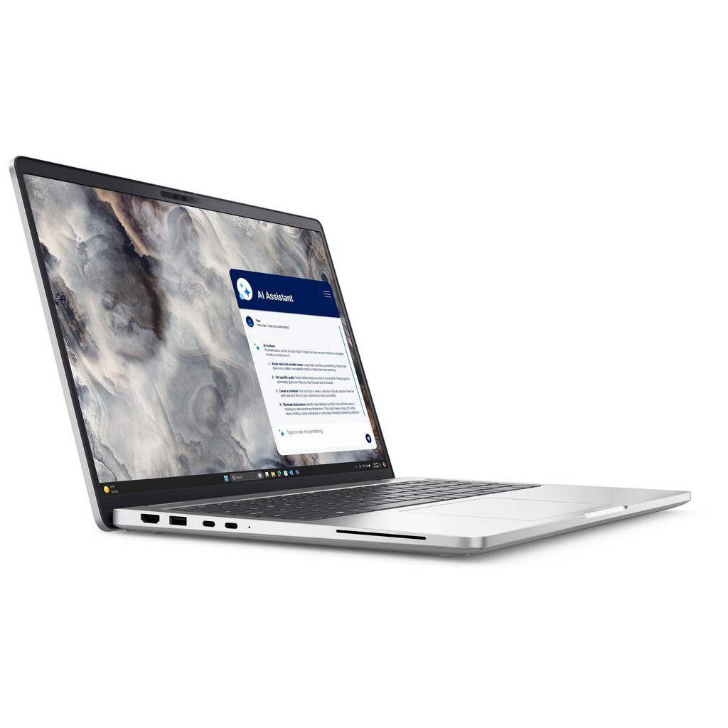 DELL Pro 16 Plus PB16250-BTO301-U Ultra 5-238V, 16" FHD, 32Gb Ram, 1Tb SSD, Paylaşımlı Ekran Kartı, Free Dos Notebook