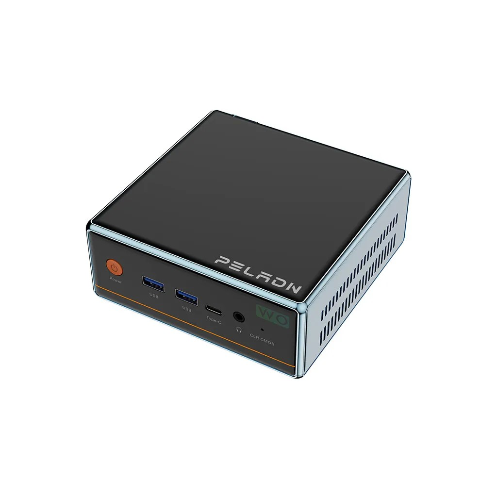 PELADN WO4 Serisi, AMD Ryzen 7 5700U, 16Gb Ram, 512Gb SSD, 1xHDMI, 1xDP,  4xUSB, 1xType-C, 2xLAN, Paylaşımlı Ekran Kartı, Wi-Fi6, Bluetooth 5.2, Windows 11 Pro, MFF MiniPC