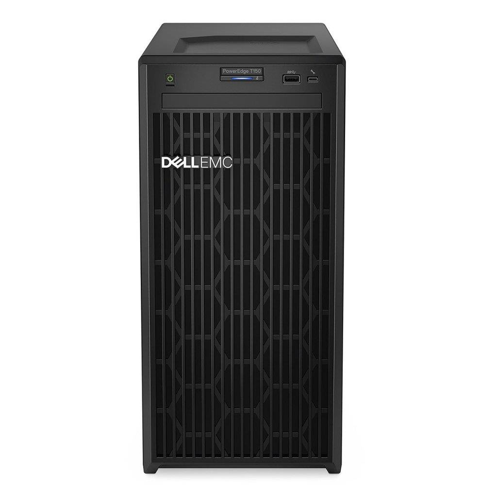 DELL PET150SPL3_UPG-A, T150, Intel Xeon E-2314, 32Gb ECC UDIMM Ram, 1x1Tb SSD, 1x2Tb HDD, 1x300W Power, Free Dos, TOWER, SERVER (6207955)