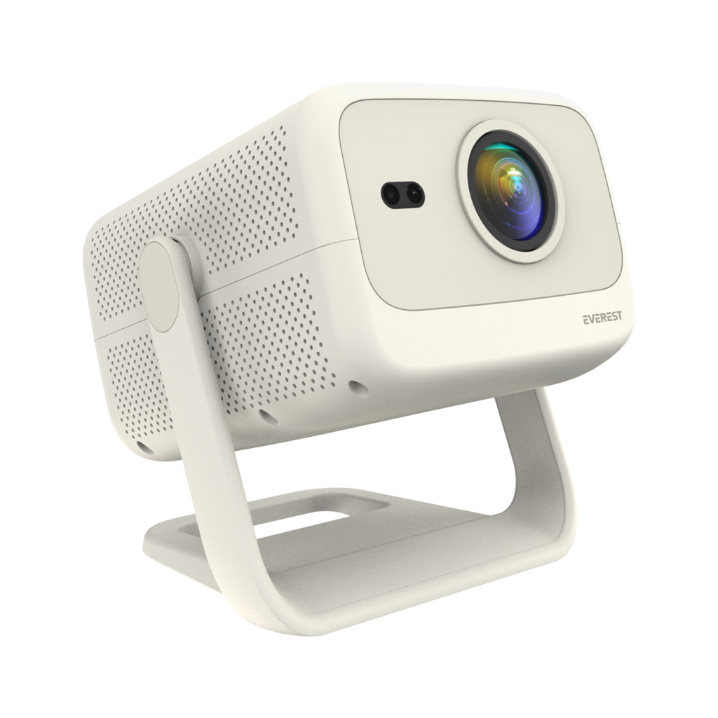 EVEREST PJ05, 400 LED Lümen, 1920X1080P, 1xHDMI, 1xUSB, RJ45, WiFi 6, Bluetooth, 30.000 Saat Led Ömrü, 1.5W Speaker, Android 9, 4K Destekli Projeksiyon Cihazı