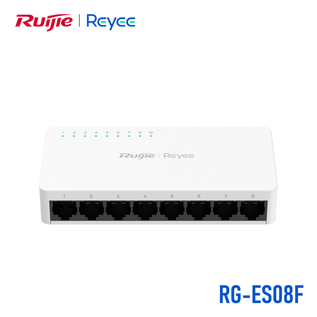 RUIJIE REYEE RG-ES08F 8 Port MegaBit Switch  Plastik Kasa
