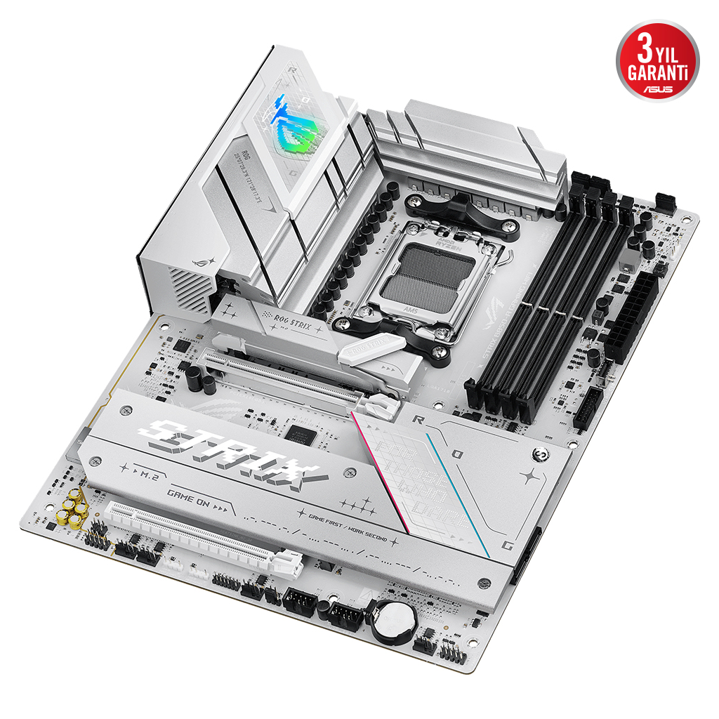ASUS ROG STRIX B850-A GAMING WIFI7 NEO, 4xDDR5,  4xM.2, HDMI, DP, Type-C, PCIe 5.0, Wi-Fi 7, Bluetooth v5.4, AM5 Soket GAMING Anakart