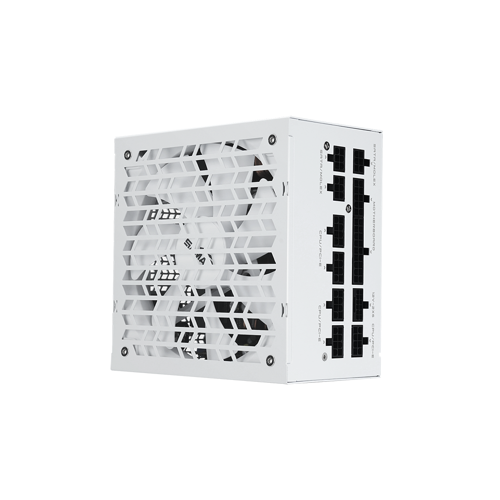 SAMA G850, 850W, White, 80+ Gold, Cybenetics Certified, Full Modüler, PCIE 5.1, ATX3.1, Beyaz, GAMING, ATX, Power Supply (PSU)