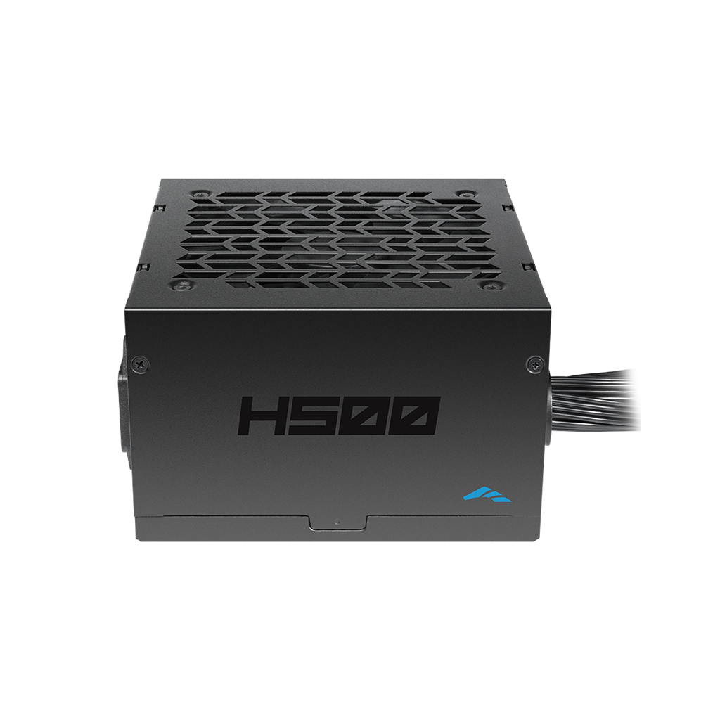 SAMA H500, 500W, Black, 80 Plus, Aktif PFC, Siyah, GAMING, ATX, Power Supply (PSU)