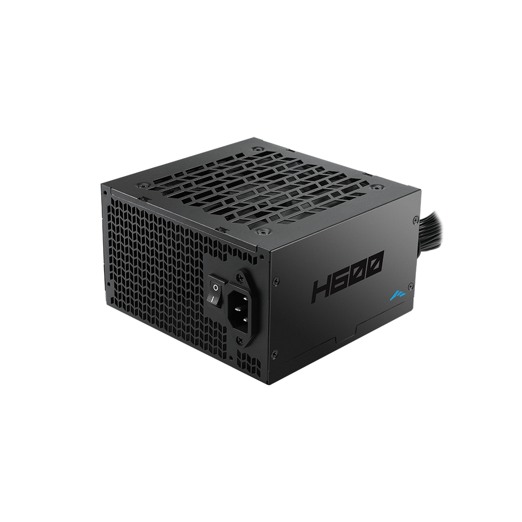 SAMA H600, 600W, Black, 80 Plus, Aktif PFC, Siyah, GAMING, ATX, Power Supply (PSU)