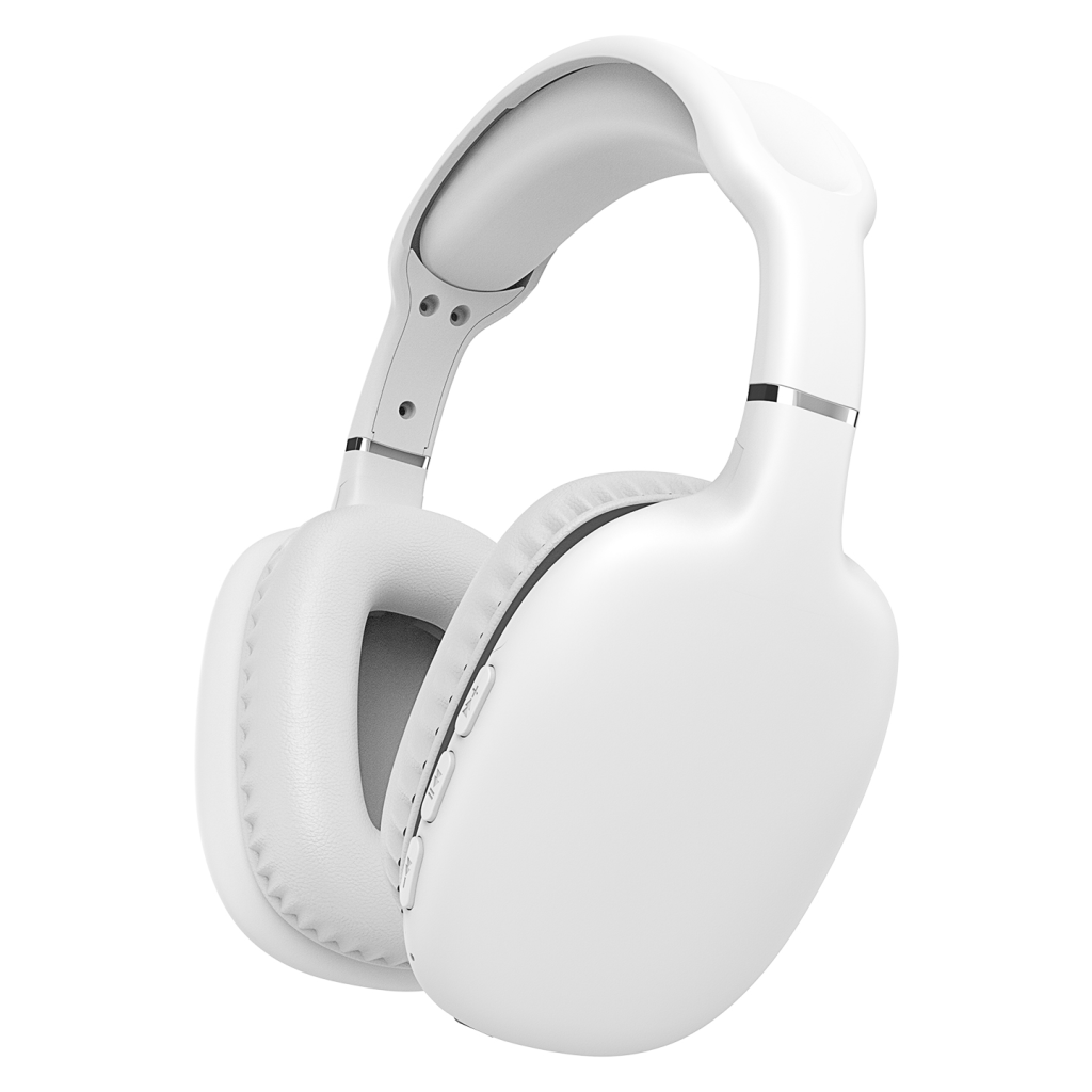 SNOPY SN-BT43, Beyaz, Bluetooth 5.3, Kablosuz, Ayarlanabilir Kafa Bandı, 5saat Çalma Süresi, 15mt Algılama Mesafesi, Microfonlu Kulaklık