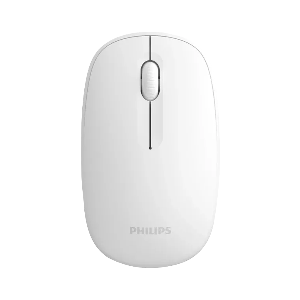 PHILIPS SPK7318W, Beyaz, USB Nano 2,4Gh Kablosuz, 1600dpi, Optic, Sessiz Click, 3 Tuşlu, Mouse