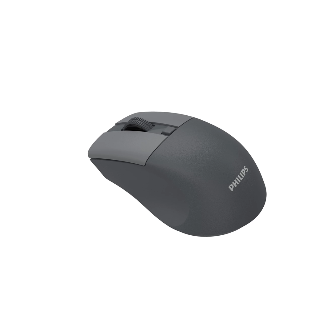 PHILIPS SPK7528G, SESSİZ, Gri, USB Nano  2,4Gh ve Bluetooth Kablosuz, 1600dpi, Optic, 3 Tuşlu Ergonamik Mouse