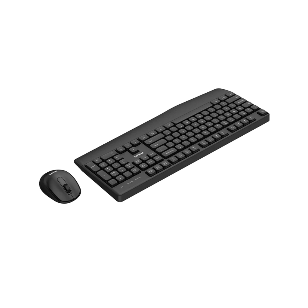 PHILIPS SPT6348B, Siyah, Türkçe Q, 2.4Ghz Kablosuz, Multimedya Klavye Mouse Set