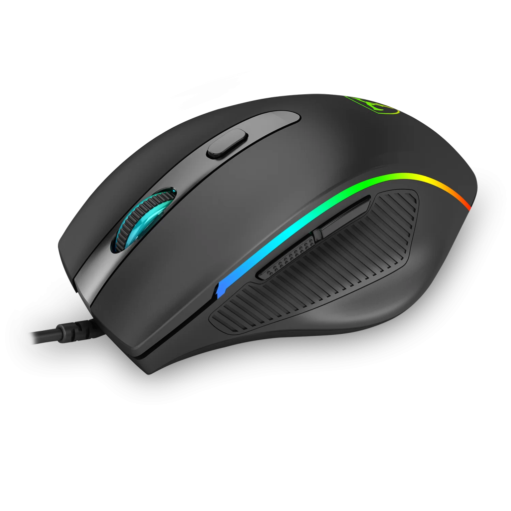 T-DAGGER T-TGM108, Recruit 2, RGB Backlight, 6 Buton, USB Kablolu, 3200DPI, Gaming Mouse