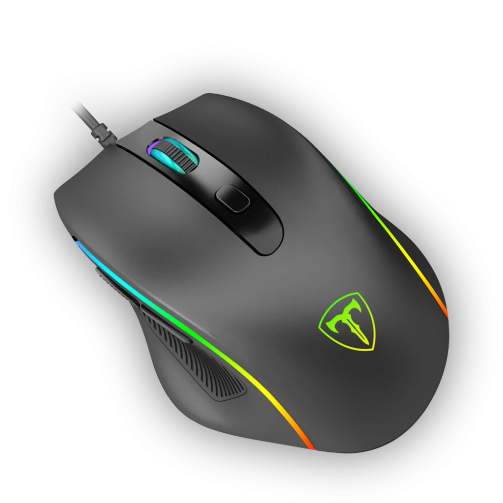 T-DAGGER T-TGM108, Recruit 2, RGB Backlight, 6 Buton, USB Kablolu, 3200DPI, Gaming Mouse