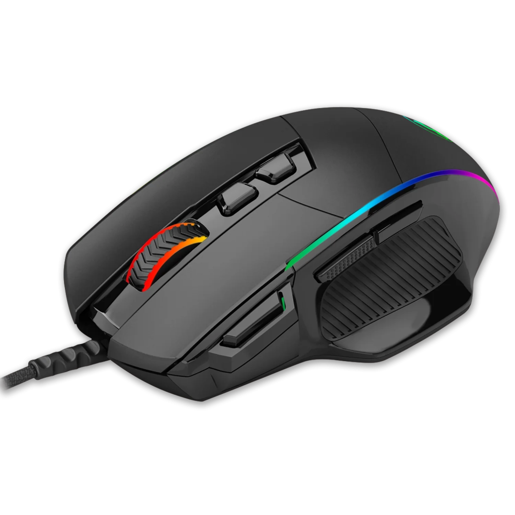 T-DAGGER T-TGM307-A, Roadmaster Air, RGB Backlight, 8 Programlanabilir Buton, USB Kablolu, 8.00DPI, Gaming Mouse