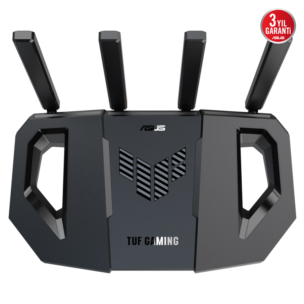 ASUS TUF-BE3600, BE3600, 4 Port, 3600Mbps, Dual Band, WİFİ 7, AiMesh, AiProtection Pro, GAMING Extendable Router