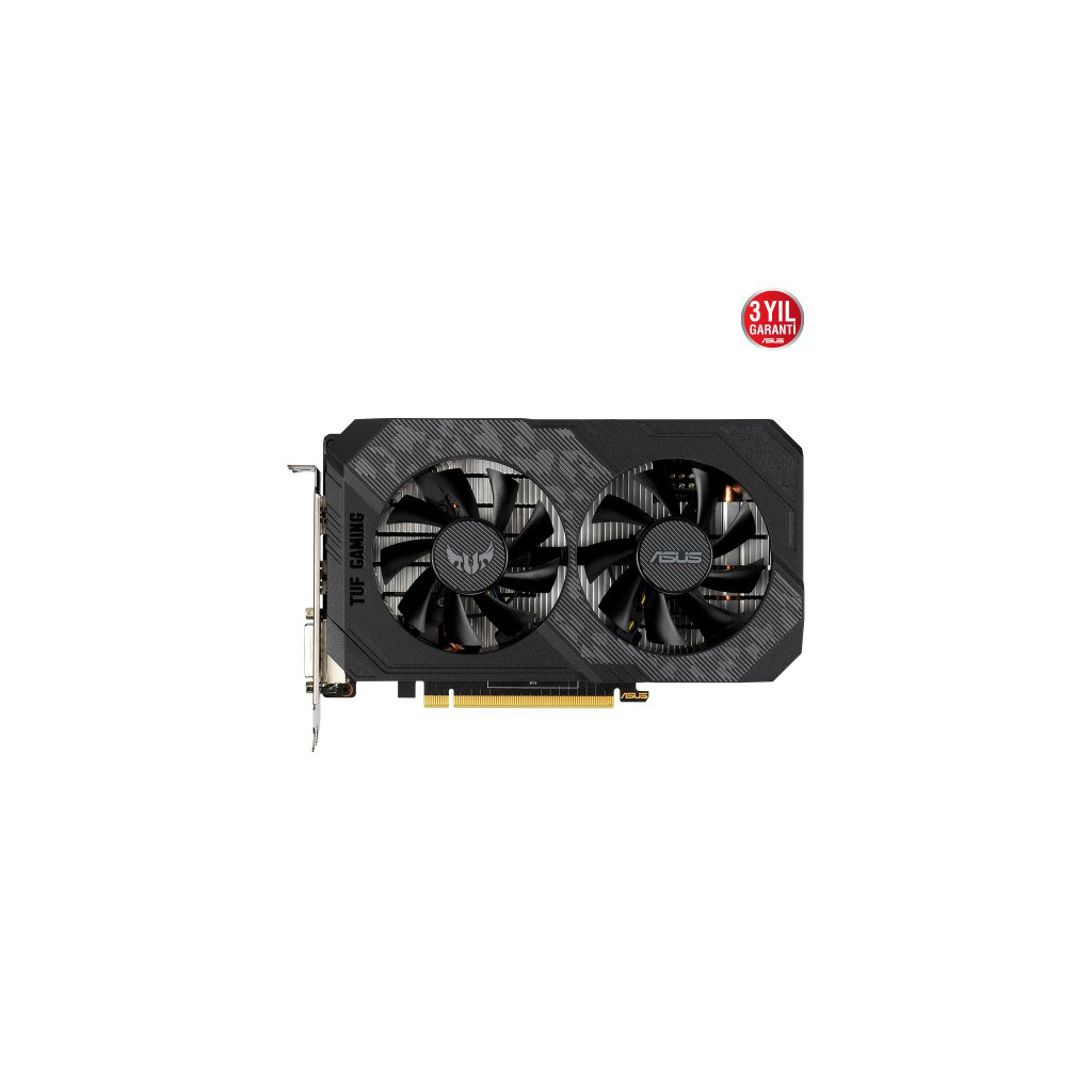 ASUS TUF-GTX1650-O4GD6-GAMING, 4Gb, GDDR6, 128Bit 1xDVI, 1xHDMI, 1xDP GAMING Ekran Kartı