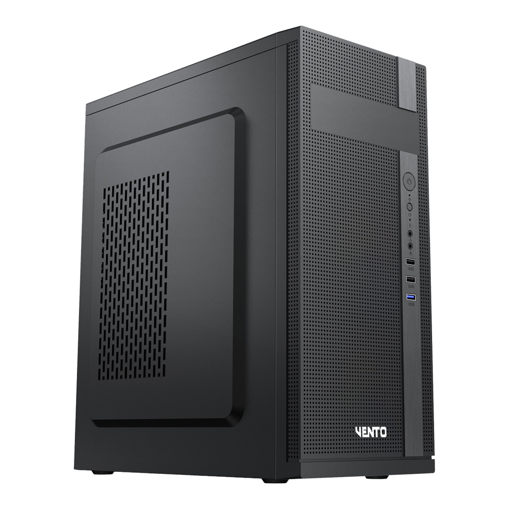 VENTO VS115F Mid Tower, Peak 350W Siyah, ATX Kurumsal KASA