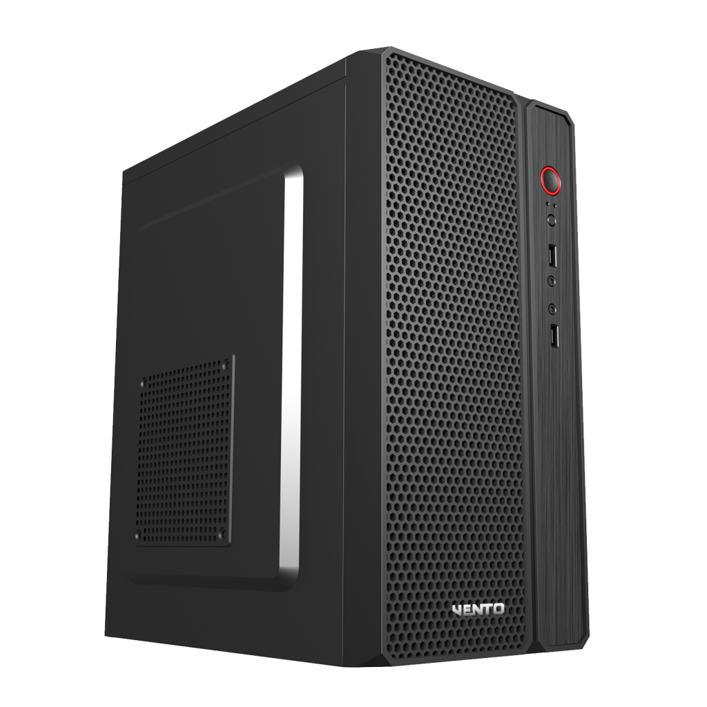 VENTO VS118S Mid Tower, 300W Siyah, ATX Kurumsal KASA