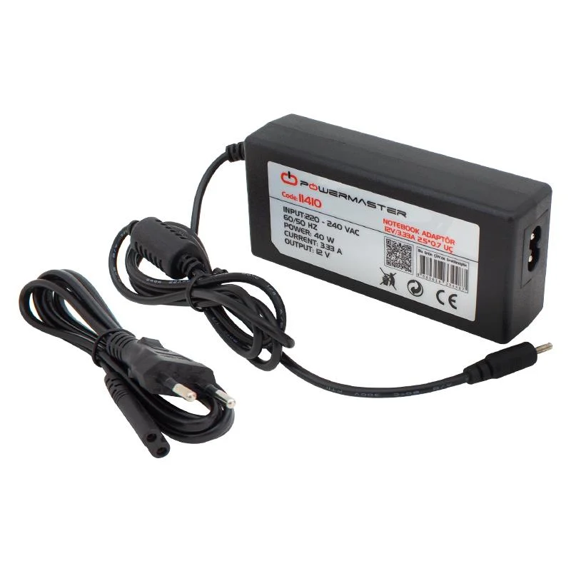 Powermaster PM-11410 12 Volt - 3.33 Amper 2.5*0.7 Mm Uçlu Adaptör (Samsung Ultrabook Notebook)