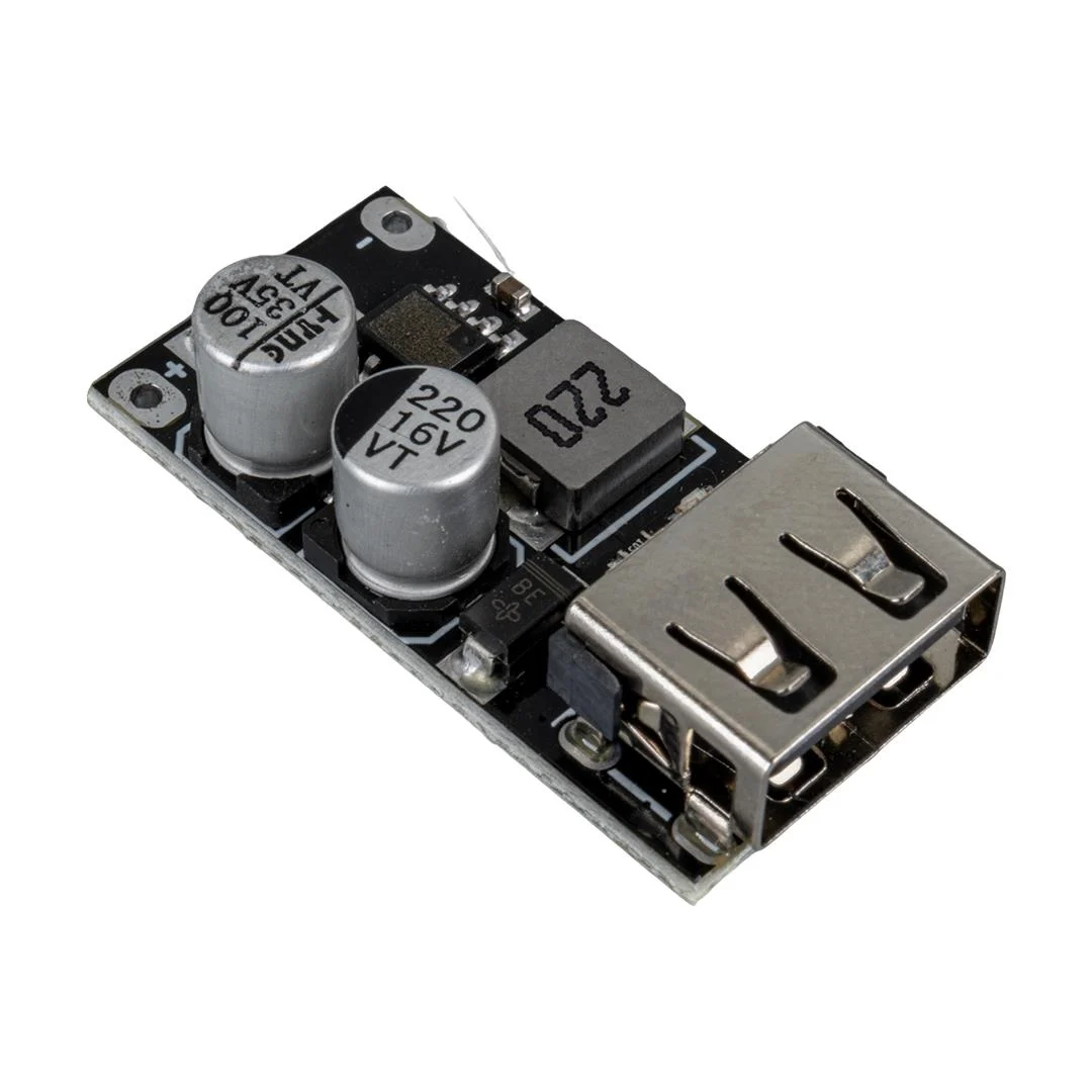 Weko WK-22853 USB-A DC Voltaj Düşürücü Modül Telefon Şarj Devresi Giriş 6-32V Çıkış 5V TO Q.C3.0 Step Down