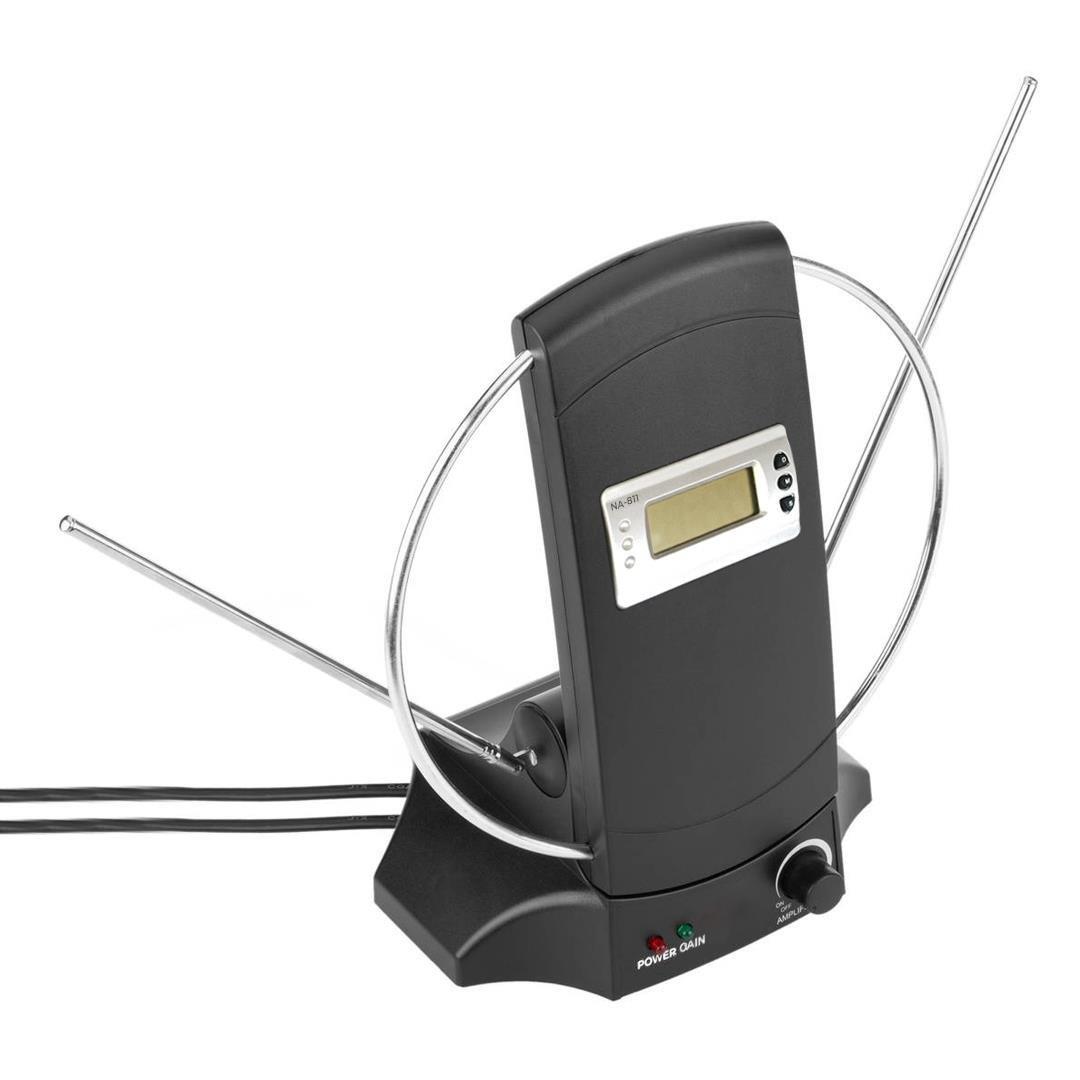 Powermaster SG-029A Saatli UHF-VHF TV Üstü Anten İç Mekan TV Anteni
