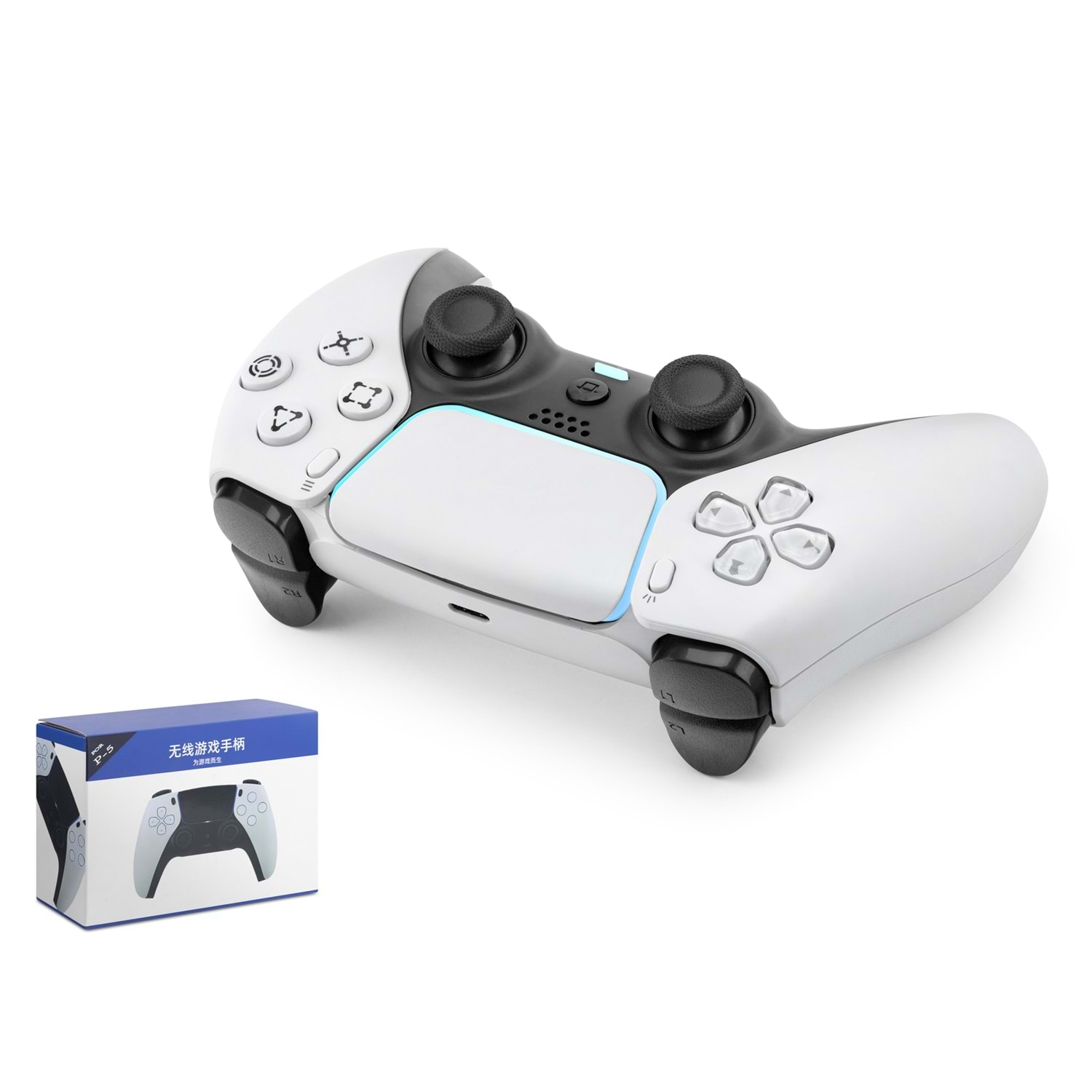 HADRON HD332W PS5 Uyumlu Kablosuz GamePad Oyun Kolu Beyaz