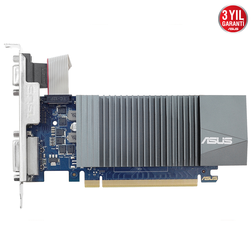 ASUS GT730-SL-2GD5-BRK, 2Gb, GDDR5, 64Bit, 1xD-Sub, 1xDVI, 1xHDMI Ekran Kartı