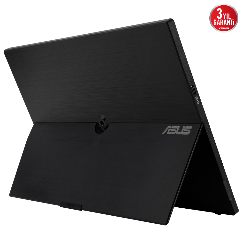 ASUS ZENSCREEN MB16ACV 15,6 TASINABILIR USB MONITOR IPS 1920 X 1080 5MS USB Type-C 3YIL MAT EKRAN, USB Type-C to A ADAPTOR, DUSUK MAVI ISIK, ANTIBAKTERİYAL KAPLAMA