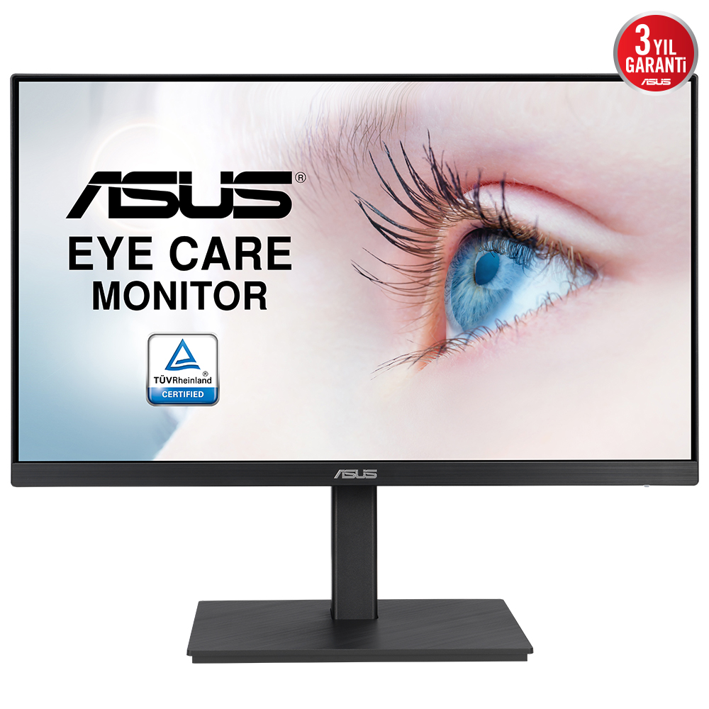 ASUS VA24EQSB 23.8" 5MS 1920x1080 VGA/DVI/HDMI VESA MULTIMEDYA 75Hz SİYAH LED MONITOR