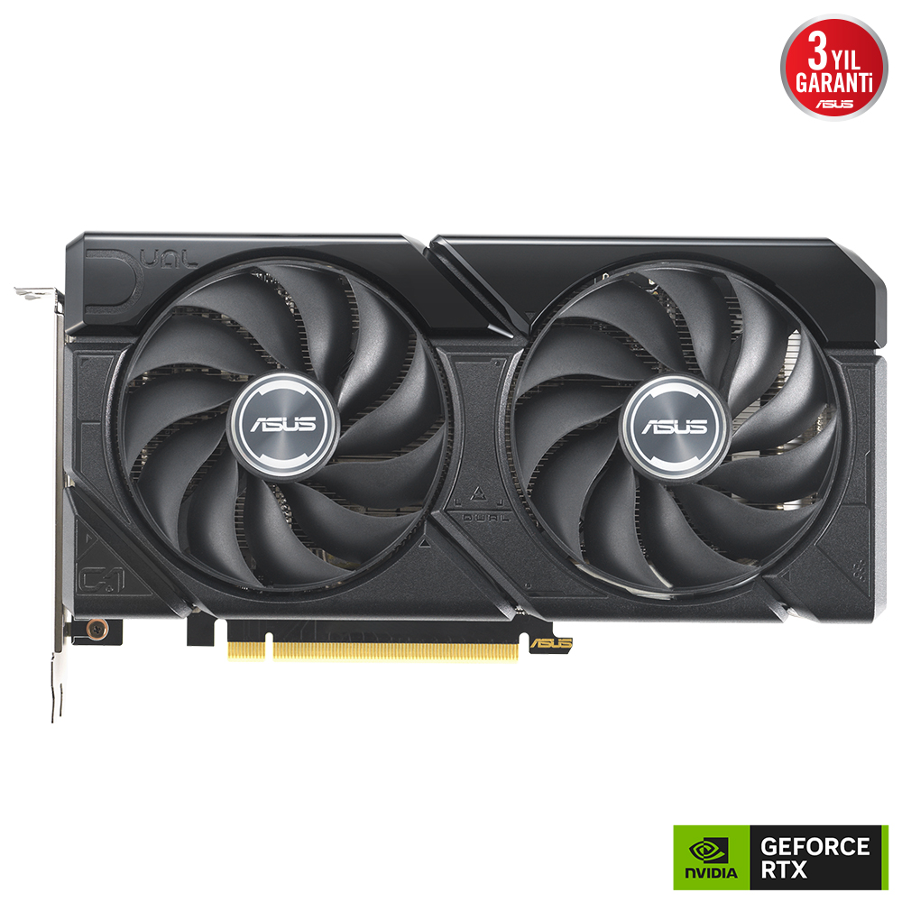Asus GeForce RTX4060 DUAL OC Evo Edition 8GB GDDR6 DLSS 3 128 Bit DUAL-RTX4060-O8G-EVO Ekran Kartı