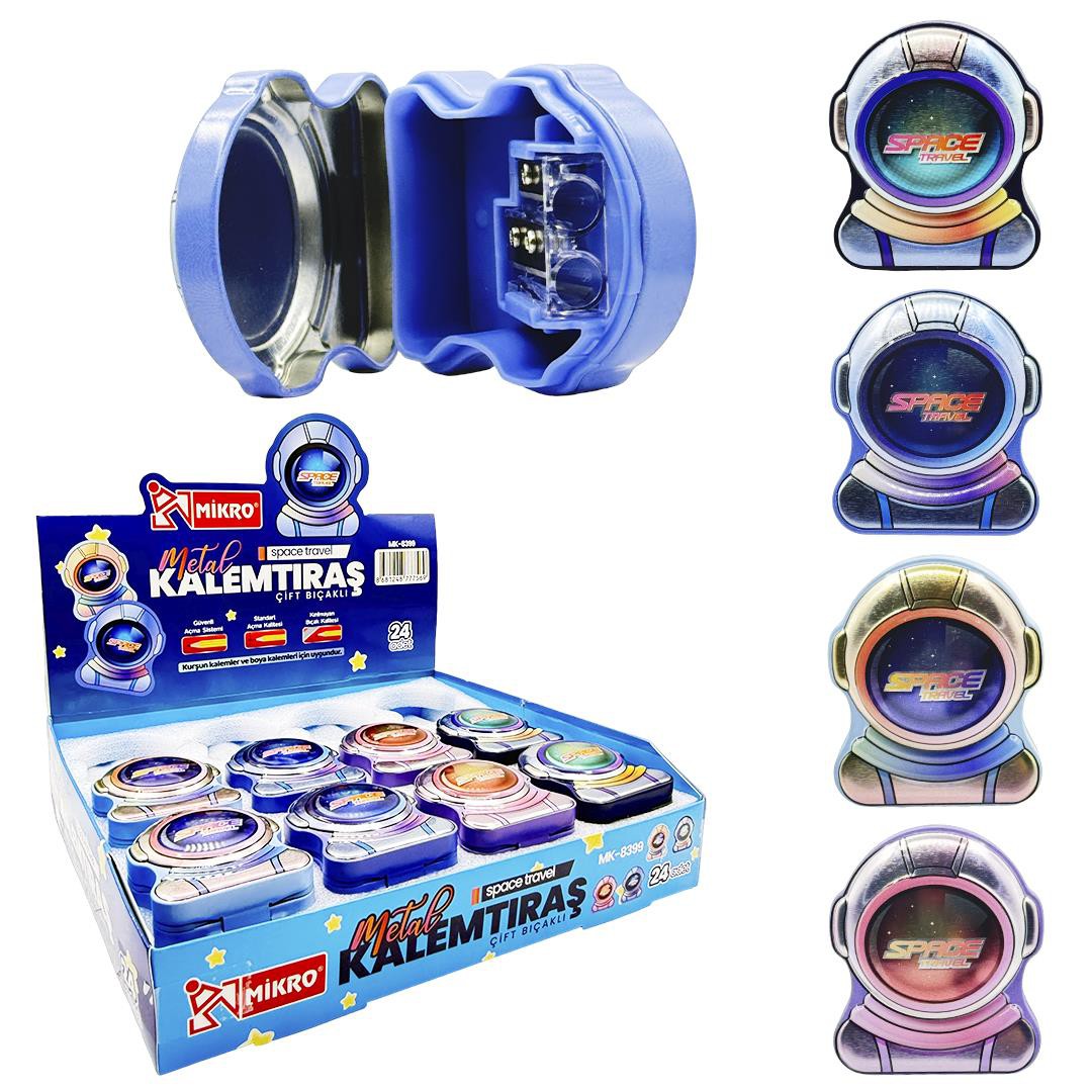 MİKRO MK-8399 KALEMTRAŞ SPACE TRAVEL 24'LÜ