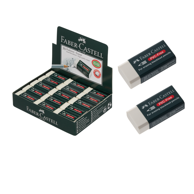 FABER CASTELL 7085 KILIFLI BEYAZ SİLGİ 20'Lİ *30